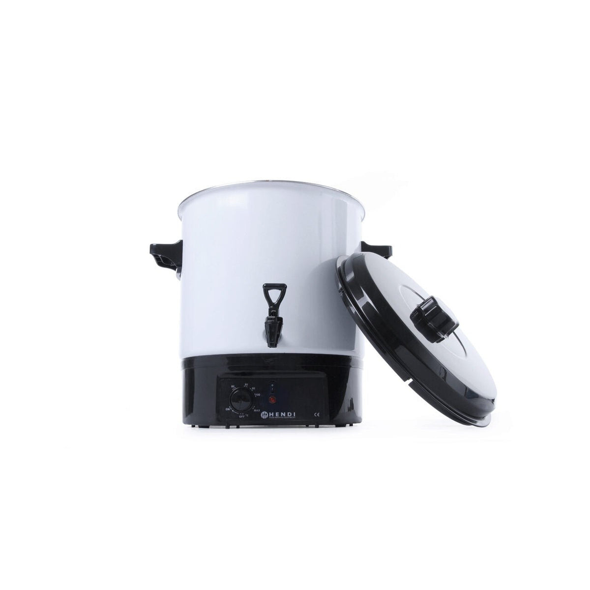 Boiler pentru bauturi fierbinti 27 lt, corp emailat, termostat 0-90 gr C, 1800W, Hendi, 460x480x349mm