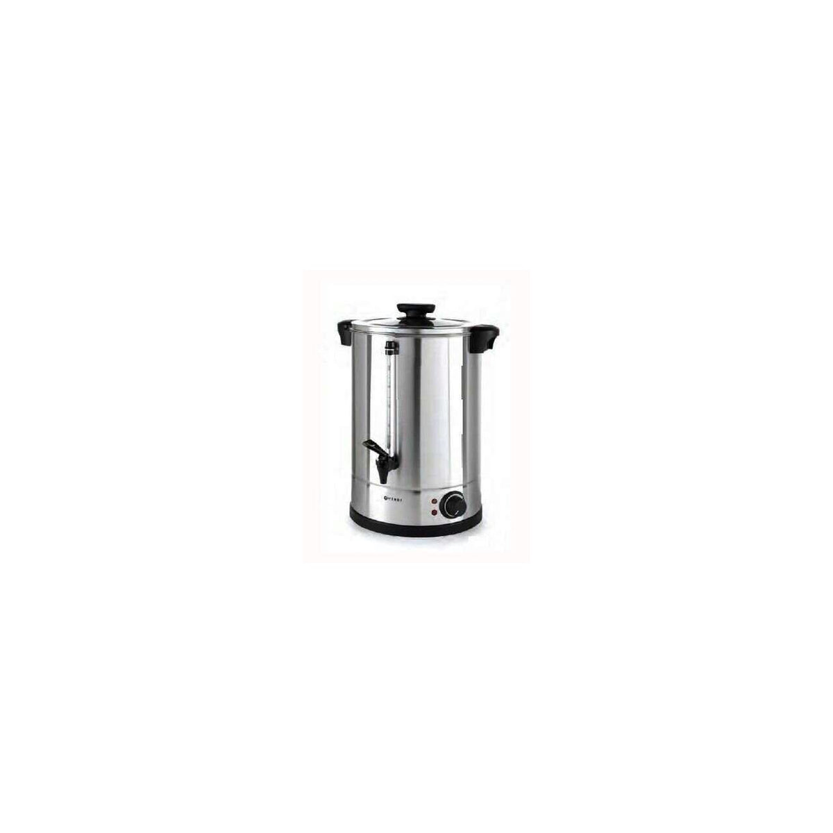 Boiler profesional pentru bauturi calde, Hendi, 2250 W, 20 L, Temp 30 - 100 C , Argintiu, sistem inchidere "Twist-lock", Inox, 360x380x(H)598 mm