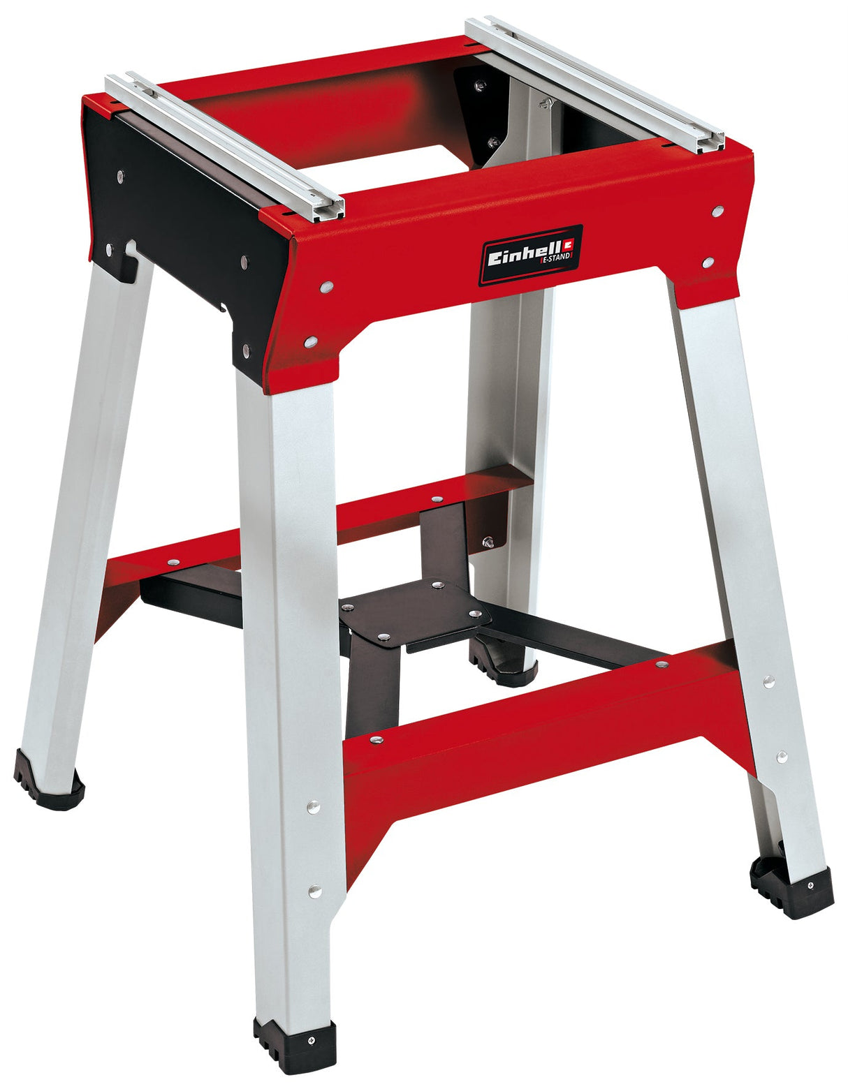 Cadru original pentru Fierastrau Einhell, suport E - Stand, cadru pentru ferastraie circulare, fixare in X pentru o pozitie stabila, picior reglabil pe inaltime, constructie robusta din otel Einhell - scule electrice si unelte profesionale - BricoMart