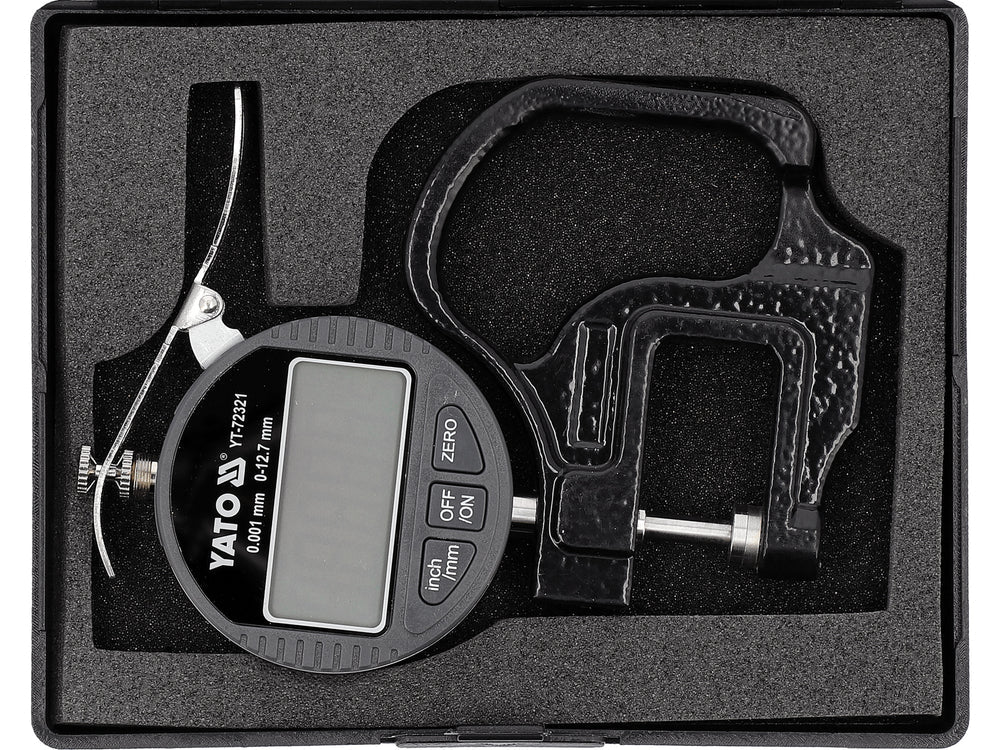 CEAS COMPARATOR GROSIME 12.7MM/0.001MM Yato YT - 72321 Yato - scule electrice si unelte profesionale - BricoMart