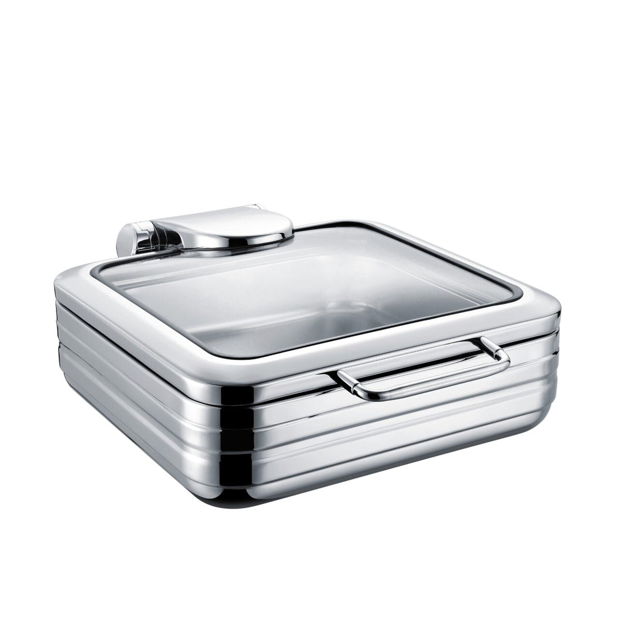 Chafing dish De Luxe eco gn 2/3 cu un capac de sticlă Fine Dine