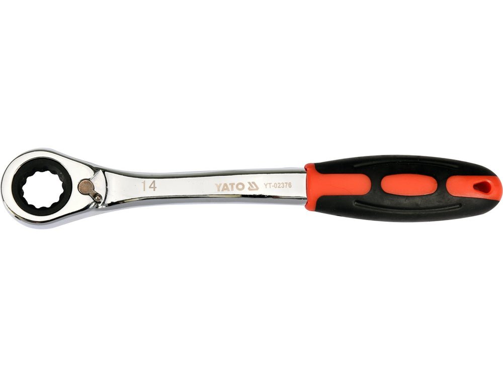 CHEIE CU CLICHET 14MM Yato YT - 02376 - Chei inelare cu clichet, ergonomic, rezistent, CrV Yato - scule electrice si unelte profesionale - BricoMart