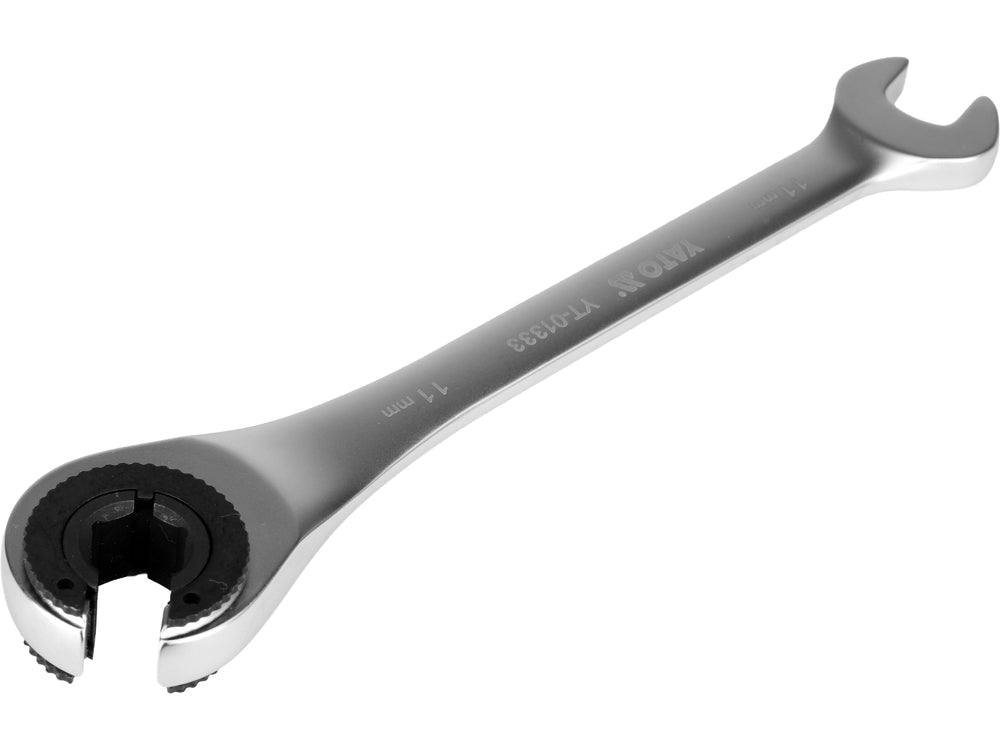 Cheie semideschisa cu clichet YATO YT-01333, 11 mm - imagine 4