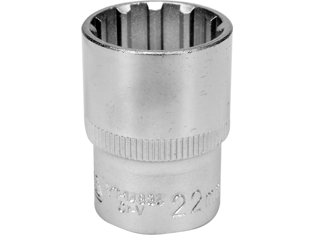 CHEIE TUBULARA SPLINE 1/2''X22MMX38MM Yato YT - 14834 - Tubulare Spline 1/2" Yato - scule electrice si unelte profesionale - BricoMart