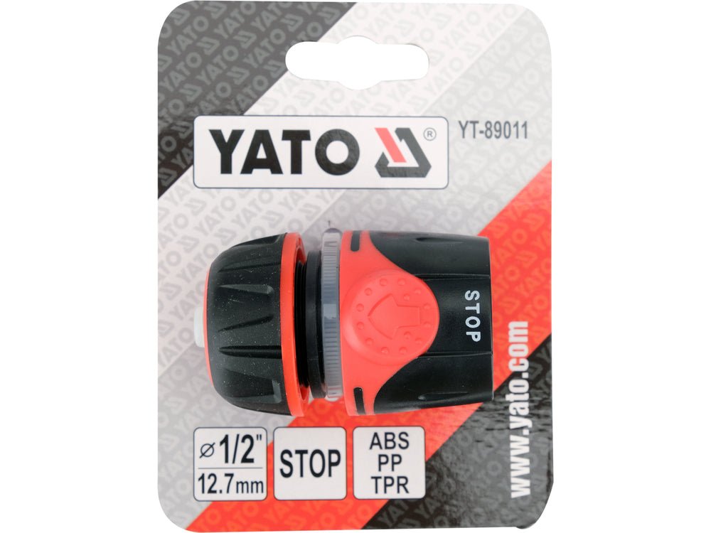 CONECTOR RAPID DE 1/2" CU FUNCTIE STOP Yato YT - 89011 Yato - scule electrice si unelte profesionale - BricoMart