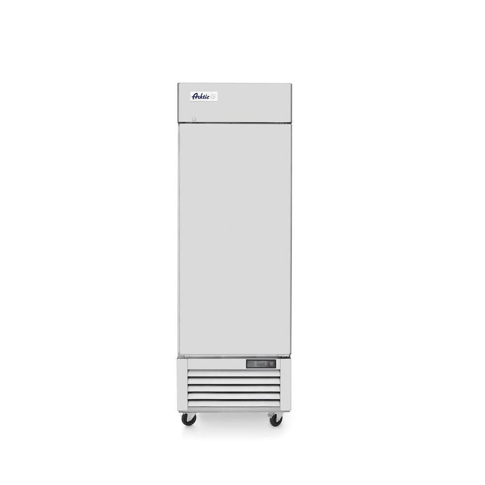 Congelator profesional ARKTIC by Hendi Kitchen Line cu 1 usi 590 L 685x800x(H)2100 mm otel inoxidabil -18/-12°C 330 W 3 rafturi potrivite pentru GN 2/1