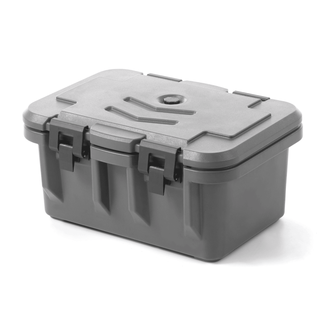 Container termo- izolat catering GN 1/1, incarcare frontala, marime interioara GN 1/1 - H 20 cm, Amerbox, dimensiuni exterioare 630x440x(H)305 mm