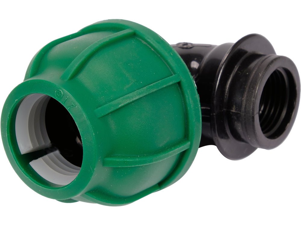 COT COMPRESIUNE 90°, FILET INTERIOR, 25MMX1/2'' Flo 88872 Flo - scule electrice si unelte profesionale - BricoMart