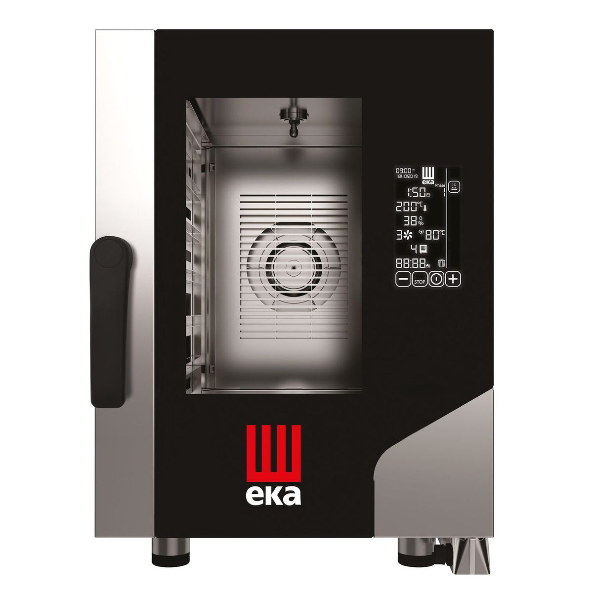 Cuptor cu aburi cu convectie Millennial Black Mask Gastro Compact 6x GN 2/3, electric, Tecnoeka, 400V/52000W, 500x750x(H)700mm