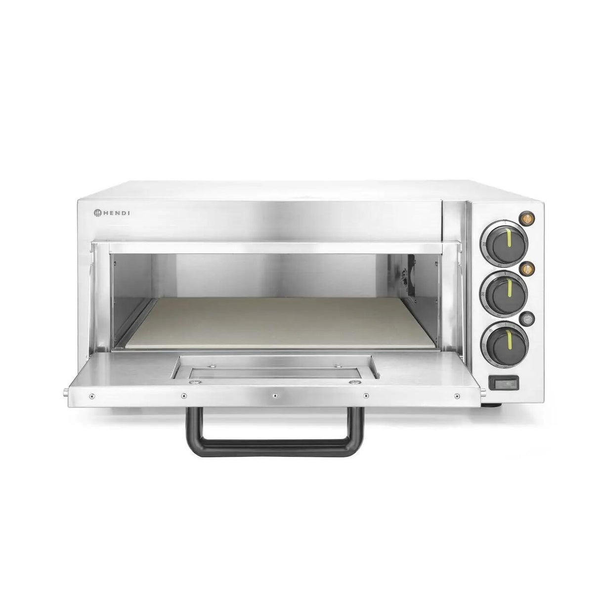 Cuptor pizza electric, 1 camera,Hendi 2000w, 230v, dimensiune camera:410x420x(h)120mm,580x560x(H)275mm