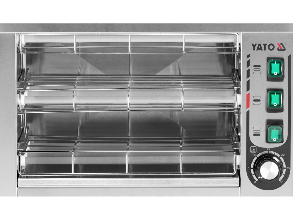 CUPTOR SALAMANDER QUARTZ 49X30X33CM Yato YG - 04660 - 3000 W, 490 x 300 x 330 mm, 8,5 kg, electrica Yato - scule electrice si unelte profesionale - BricoMart
