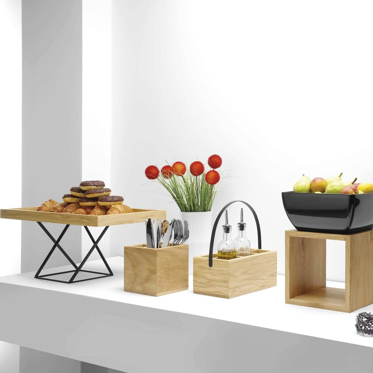 Cutie de tacamuri Madeira Black 275x100x70 mm Fine Dine