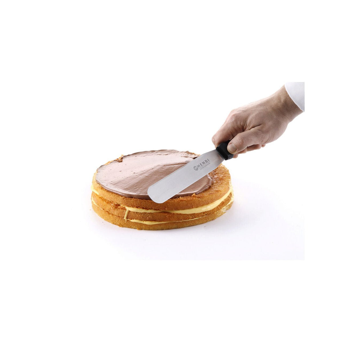 Cutit patiserie, 203x34 mm, lama inox neteda ideala pentru intins creme, Hendi