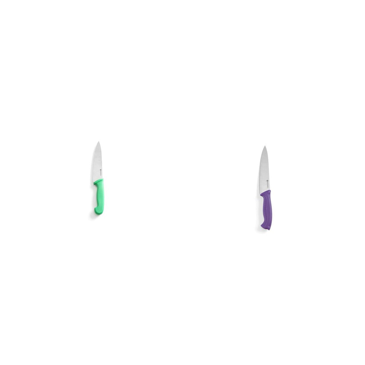 Cuțitul bucătarului verde + violet (18cm)
