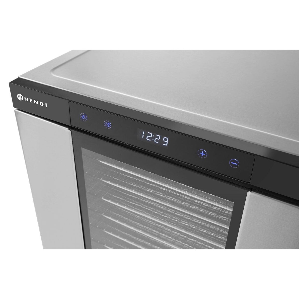 Deshidrator alimente Hendi Profi Line, 1000 W, 10 tavi, Temperatura reglabila 35-75?C, Gri