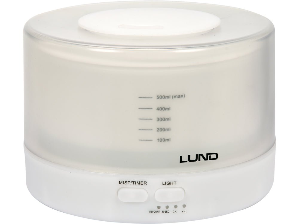 DIFUZOR AROMATERAPIE 500ML, CU TELECOMANDA Lund 66904 - 500 ml, 12W, 240V, 60ml Lund - scule electrice si unelte profesionale - BricoMart