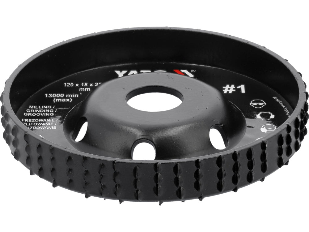 DISC RASPEL CUTTER 120X18MM NR1 Yato YT - 59184 Yato - scule electrice si unelte profesionale - BricoMart