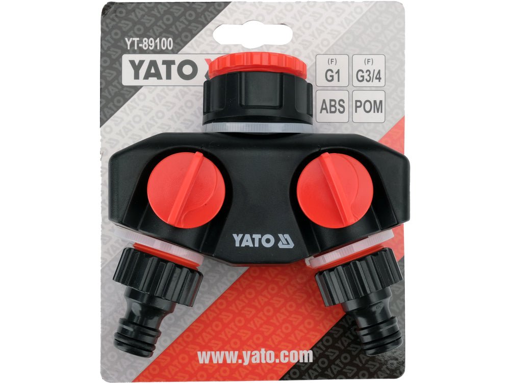 DISTRIBUITOR APA 2 CAI 3/4" - 1" Yato YT - 89100 Yato - scule electrice si unelte profesionale - BricoMart