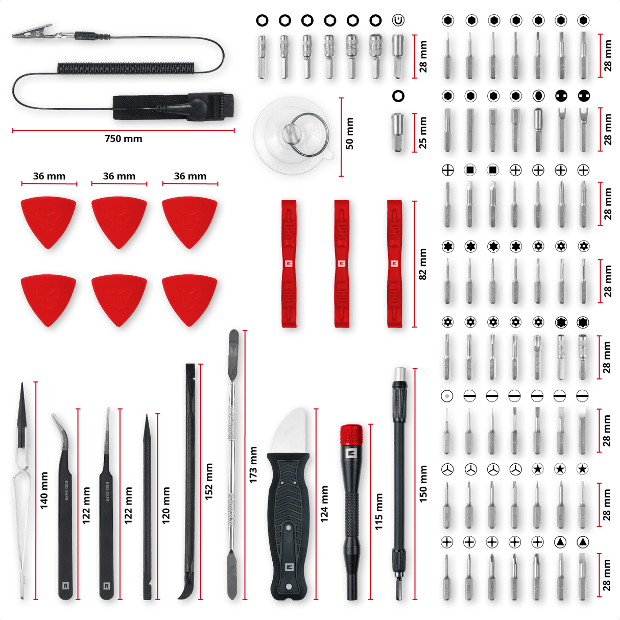 Einhell K - BIT - BOX Precision bit set 84pcs Einhell - scule electrice si unelte profesionale - BricoMart