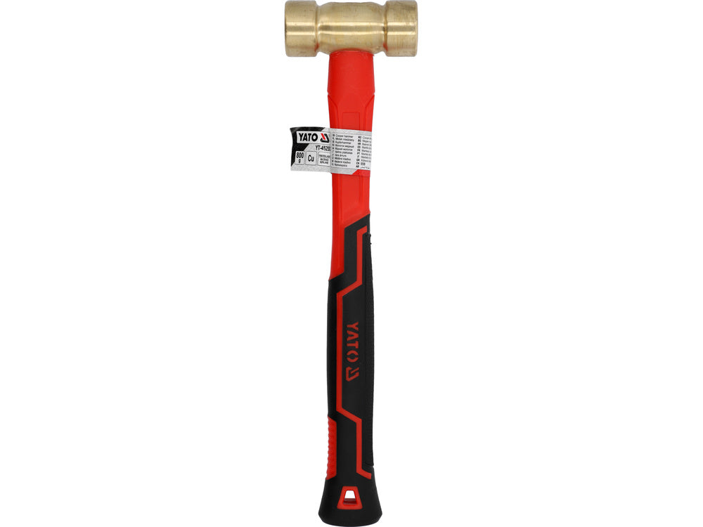 CIOCAN DIN CUPRU CU MÂNER DIN FIBRĂ DE STICLĂ YATO YT-45293 , 800G