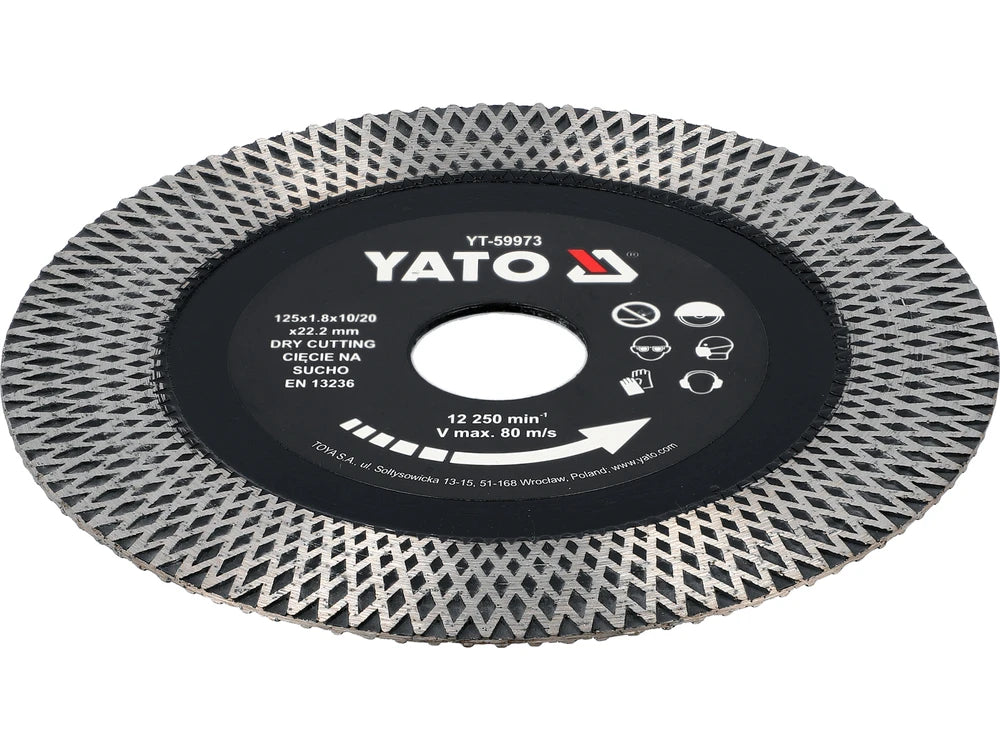 DISC PENTRU CERAMICA 125MM Yato YT-59973