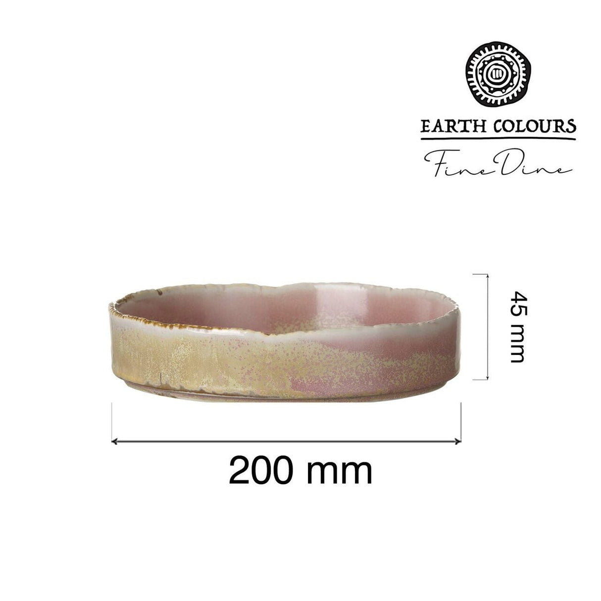 Farfurie înaltă Rosa, 200mm Fine Dine