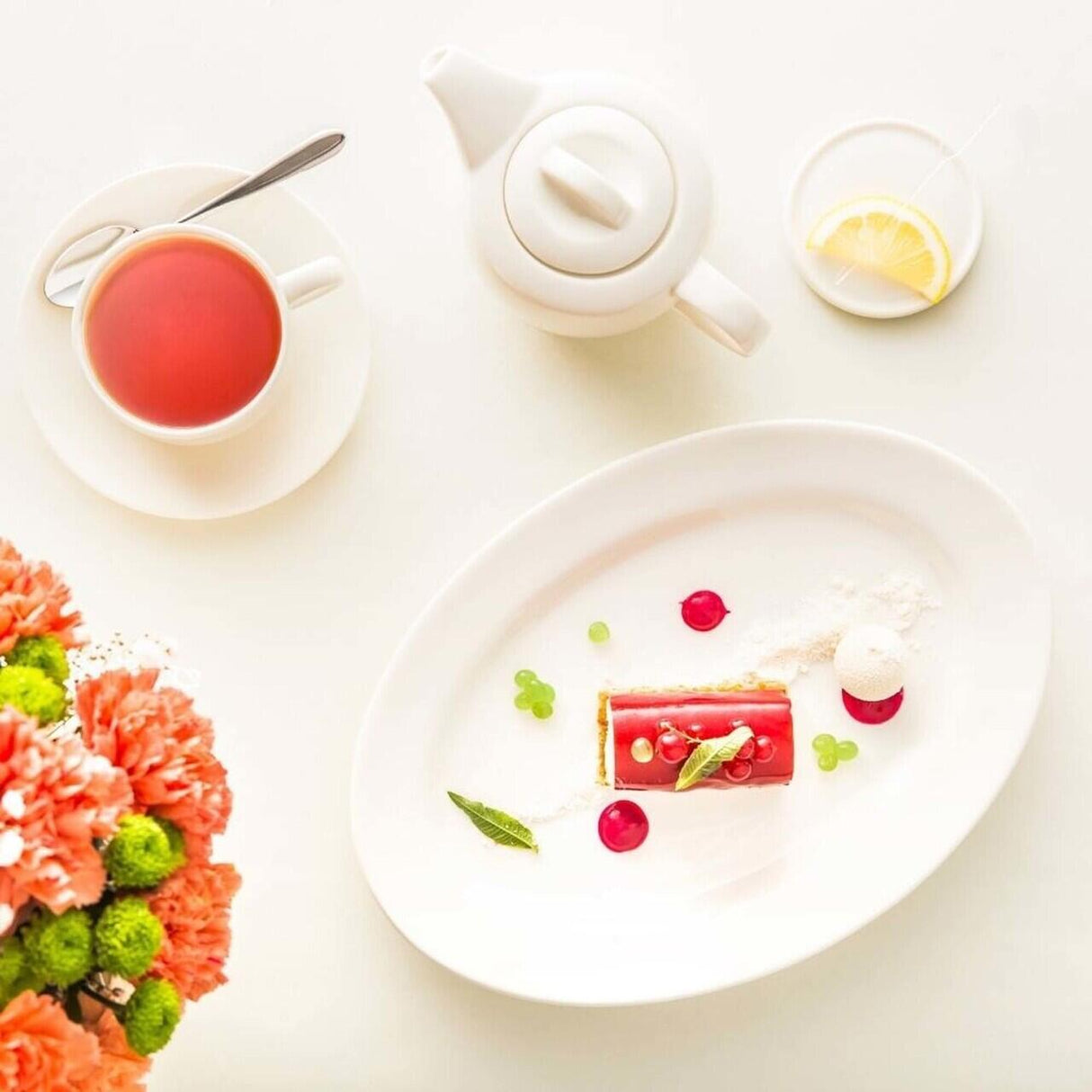 Farfurie ovală Fine DIne, Crema 390x270 mm