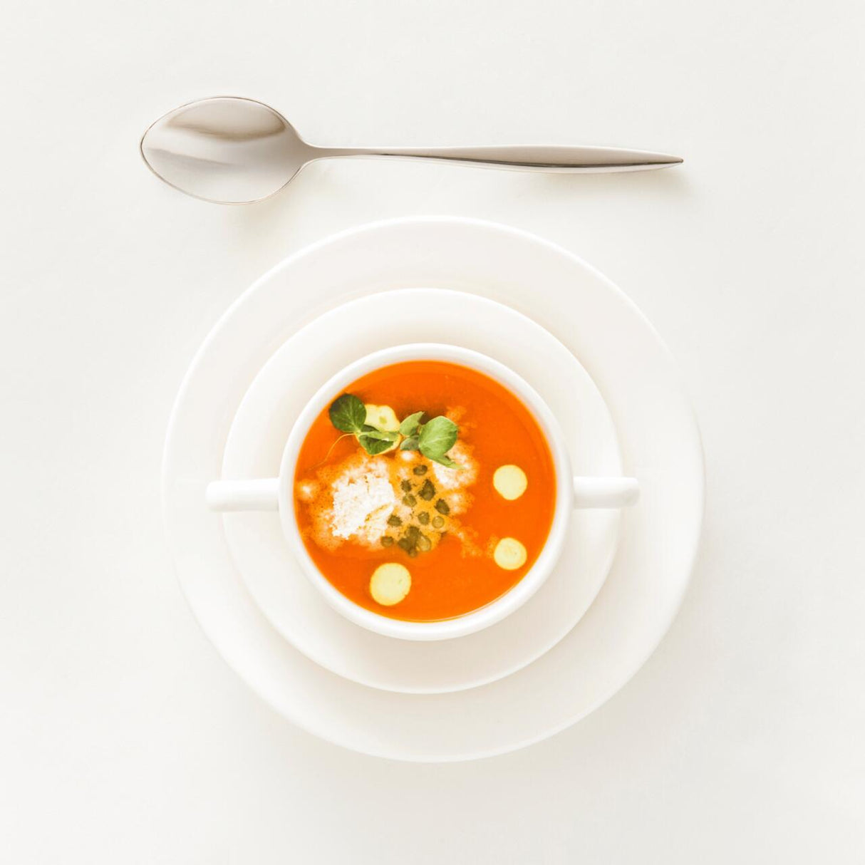 Farfurie pentru bol 770771, Fine Dine, Crema, 170 mm