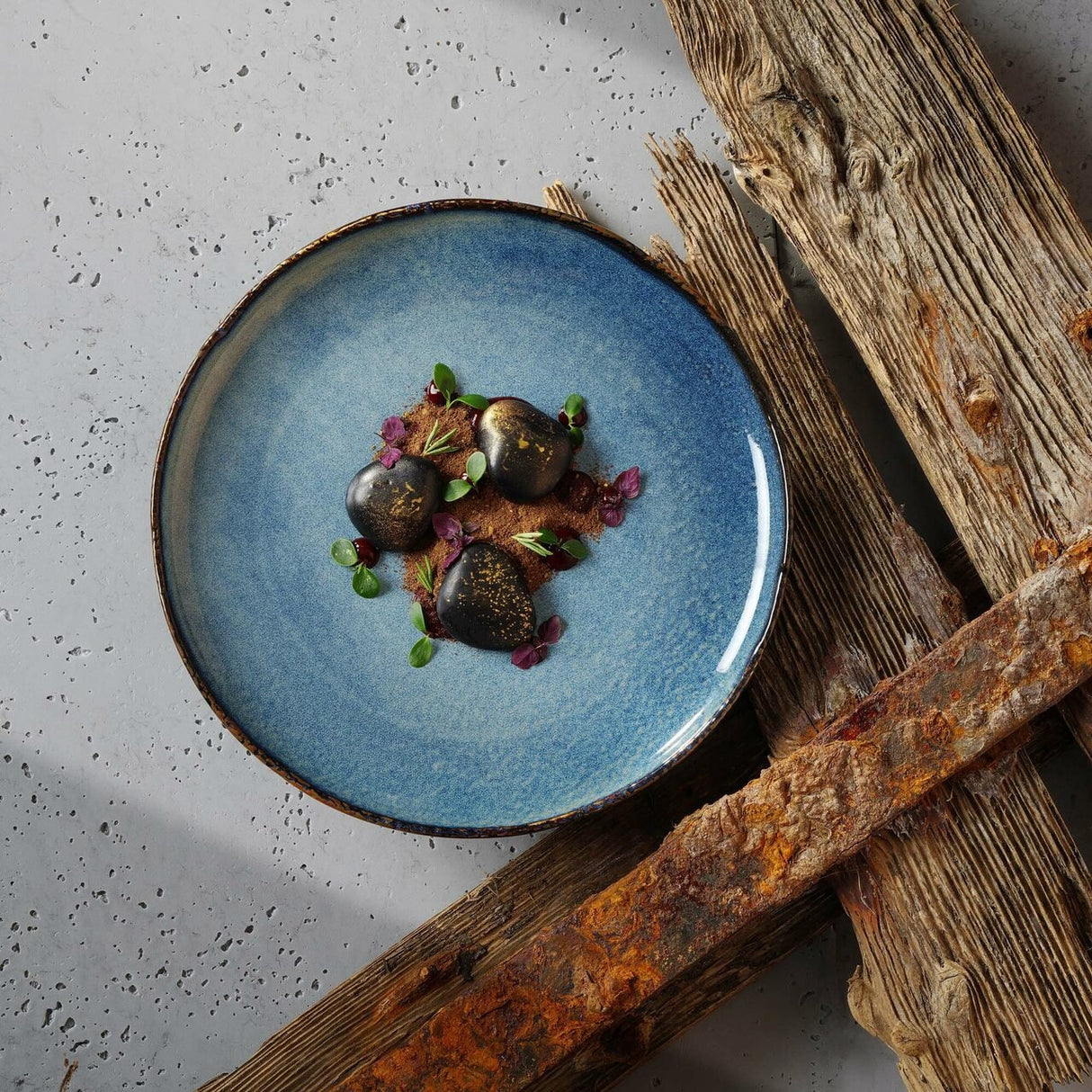 Farfurie plata Eminence fără margine, 270mm Fine Dine