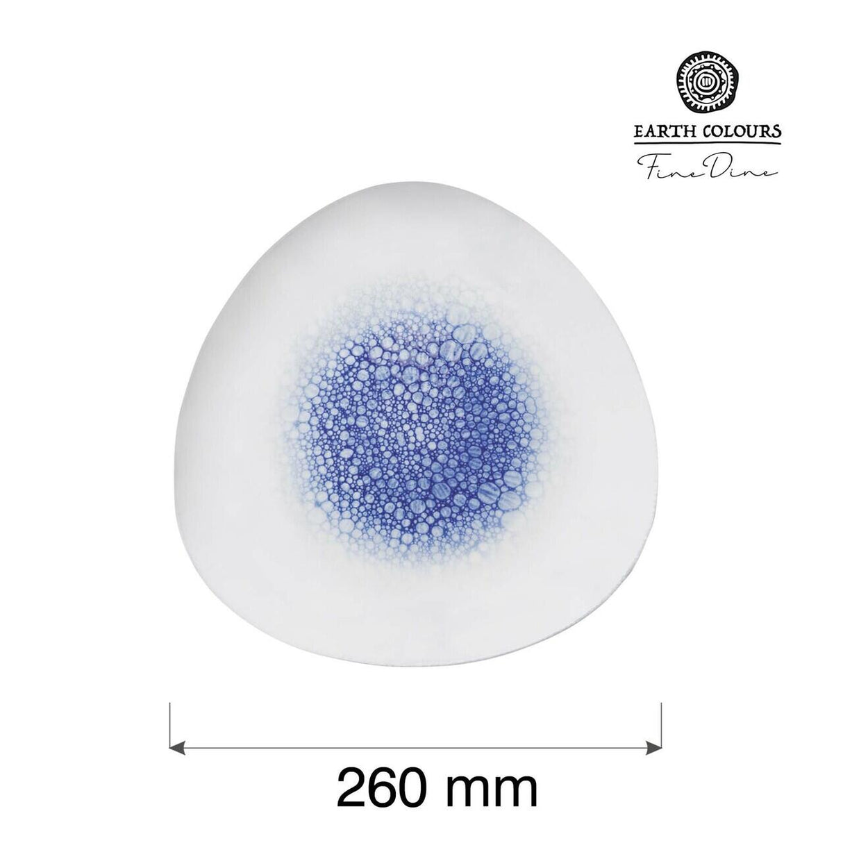 Farfurie triunghiulara Serenity, 260 mm Fine Dine