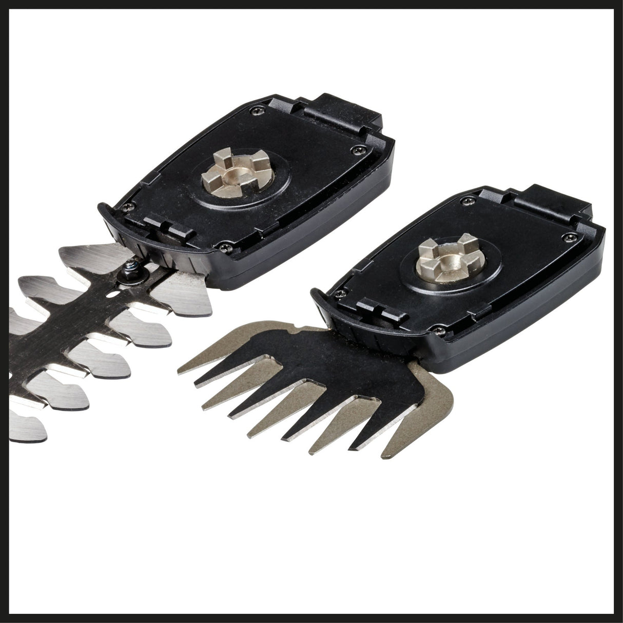 Foarfeca de iarba si arbusti pe acumulator Einhell GE - CG 18/100 Li T Kit Power X - Change (Li - ion, 18 V, maner telescopic, latime de taiere a lamei pentru iarba 100 mm, lama de foarfece pentru arbusti 200 mm, incl. 2,5 Ah + incarcator Einhell - scule electrice si unelte profesionale - BricoMart