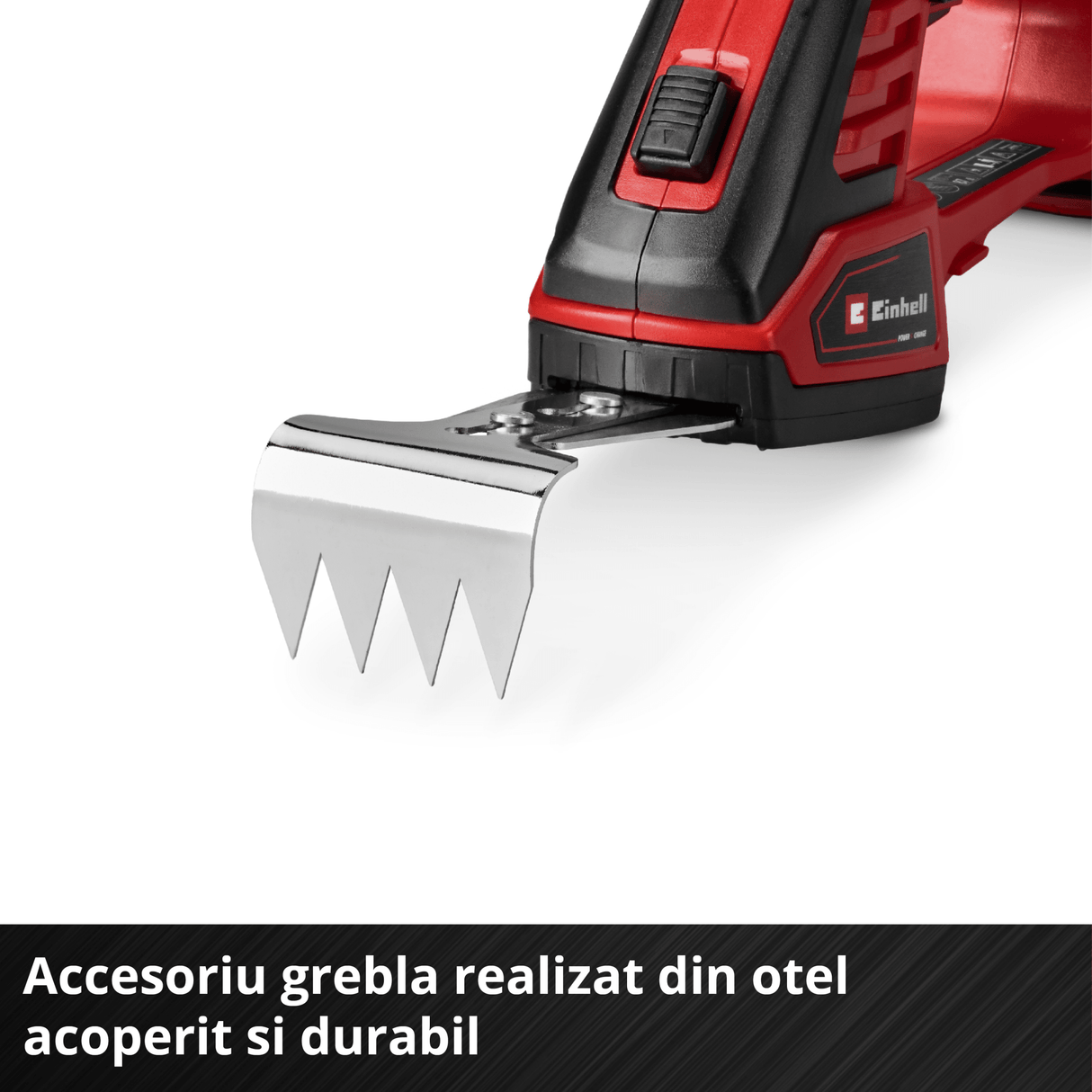 Foarfeca iarba si gard viu fara fir Einhell GE - CG 18/100 Li - 3 in 1 - Solo BricoMart - scule electrice si unelte profesionale - BricoMart