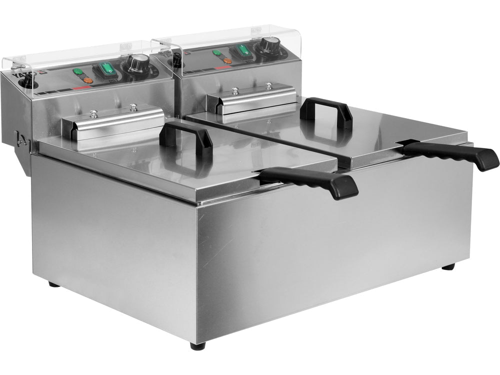 FRITEUZA 2X12L Yato YG - 04624 - Prajitoarele adanci, 2x11, 5L, 17L Yato - scule electrice si unelte profesionale - BricoMart