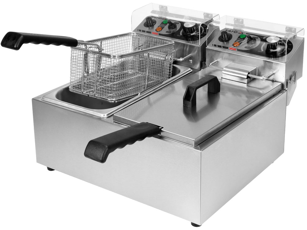 FRITEUZA 2X6L Yato YG - 04620 - Prajitoarele adanci, 2x3, 5L, 2,5L Yato - scule electrice si unelte profesionale - BricoMart