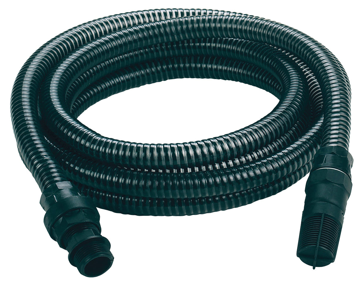 Furtun de aspiratie original Einhell de 7 m, accesorii pentru pompe, pentru pompe de gradina Einhell, sisteme de apa menajera si pompe automate de apa, lungime 7 m, Ø 25 mm, incl. adaptor, niplu dublu, supapa de sens unic Einhell - scule electrice si unelte profesionale - BricoMart