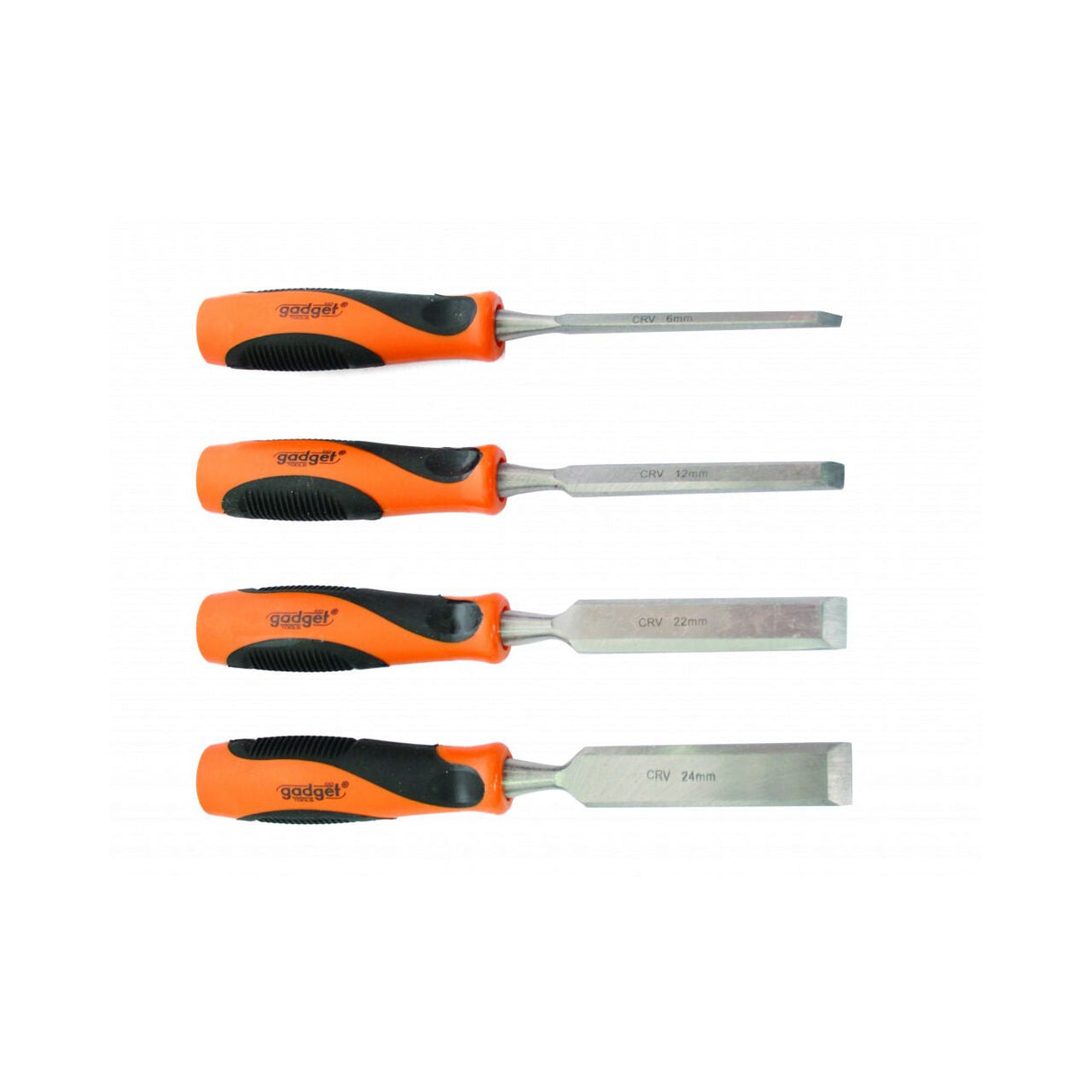 GADGET Dalti pentru lemn set 4pcs GD Fabricat din Otel Cr - V Maner ergonomic Bi - material Gadget - scule electrice si unelte profesionale - BricoMart