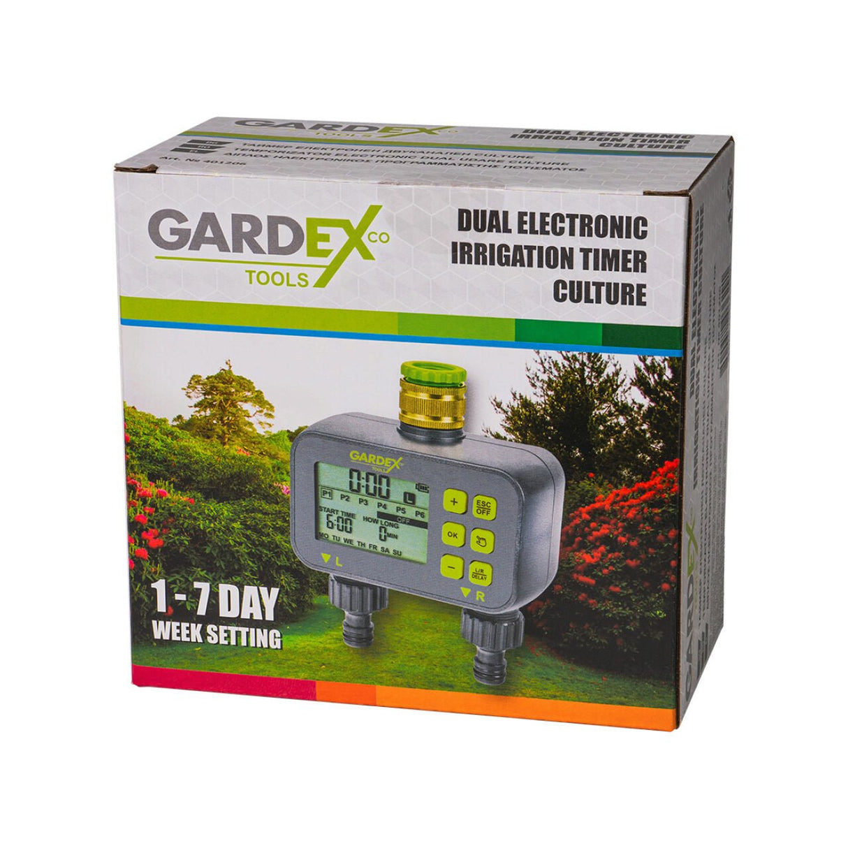 GARDEX Temporizator electronic dual udare CULTURE GX Gardex - scule electrice si unelte profesionale - BricoMart