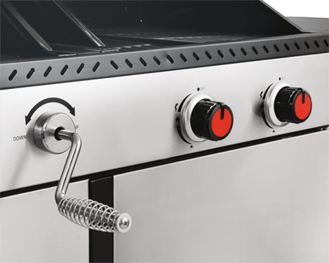 GRATAR OTAKE 2 IN 1, GAZ + CARBUNI, OTEL INOXIDABIL, 8,2KW Yato YG - 20030 Yato - scule electrice si unelte profesionale - BricoMart