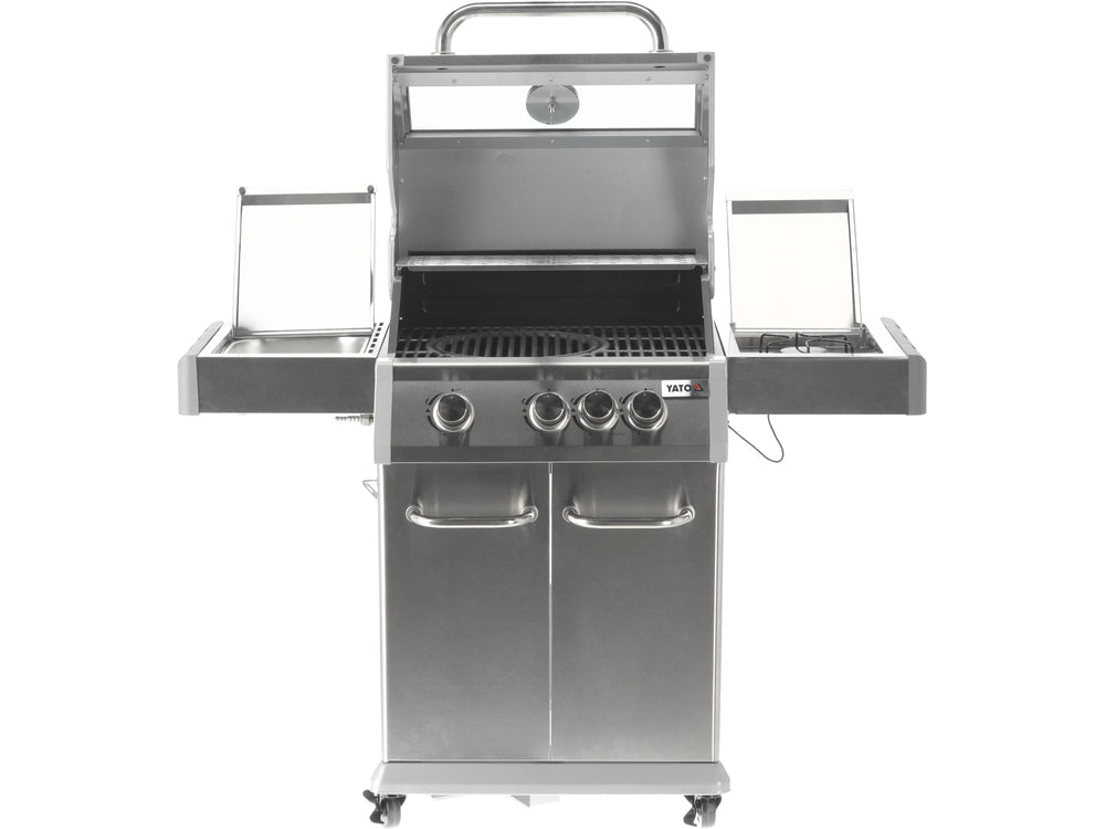GRATAR PE GAZ ITAMI 3+1 ARZATOARE, 11.5KW, CAPAC CU GEAM Yato YG - 20015 - 60 x 41, 5 cm, 2,2 kW, 11 kg Yato - scule electrice si unelte profesionale - BricoMart