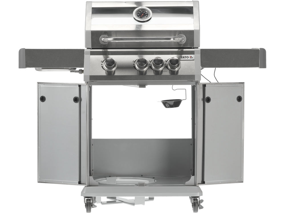 GRATAR PE GAZ ITAMI 3+1 ARZATOARE, 11.5KW, CAPAC CU GEAM Yato YG - 20015 - 60 x 41, 5 cm, 2,2 kW, 11 kg Yato - scule electrice si unelte profesionale - BricoMart