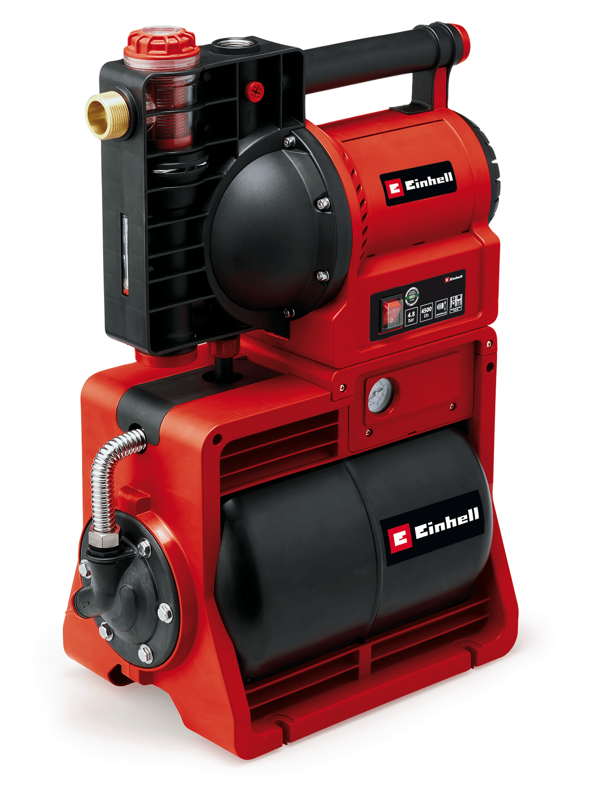 Hidrofor Einhell GE - WW 1145 ECO (1.100 W, rezervor de 20 l, indicator de umplere cu apa/murdarie/aspiratie, protectie la inghet/termic, prefiltru cu supapa de sens unic Einhell - scule electrice si unelte profesionale - BricoMart