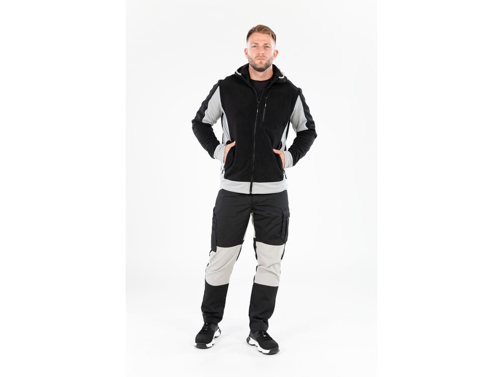 JACHETA FLEECE CU GLUGA SARNA NEAGRU M Yato YT - 79171 - 300 g, 290 g, rezistent Yato - scule electrice si unelte profesionale - BricoMart