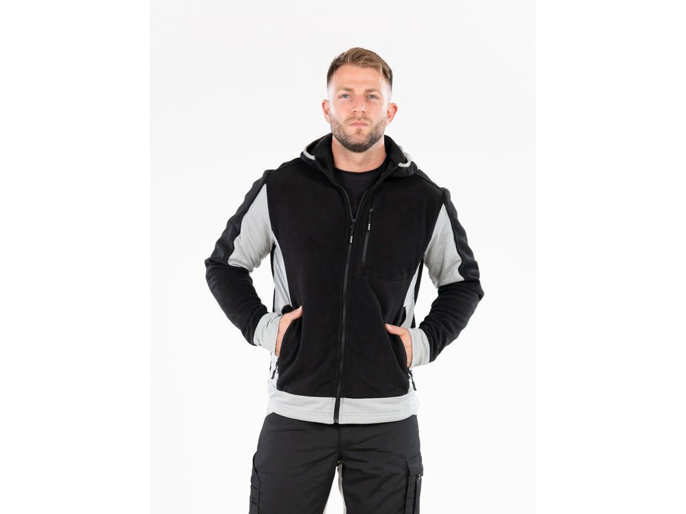 JACHETA FLEECE CU GLUGA SARNA NEAGRU M Yato YT - 79171 - 300 g, 290 g, rezistent Yato - scule electrice si unelte profesionale - BricoMart