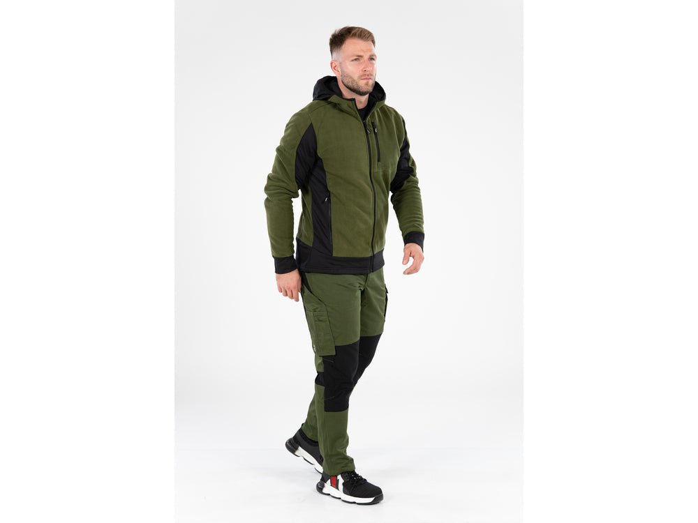 JACHETA FLEECE CU GLUGA SARNA VERDE 2XL Yato YT - 79192 - 300 g, 290 g, rezistent Yato - scule electrice si unelte profesionale - BricoMart