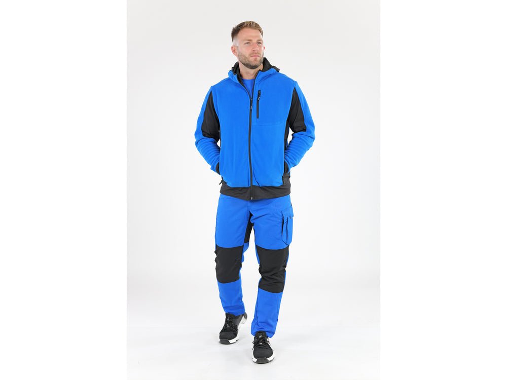JACHETA FLEECE GLUGA SARNA ALBASTRA 2XL Yato YT - 79164 - 300 g, 290 g, rezistent Yato - scule electrice si unelte profesionale - BricoMart