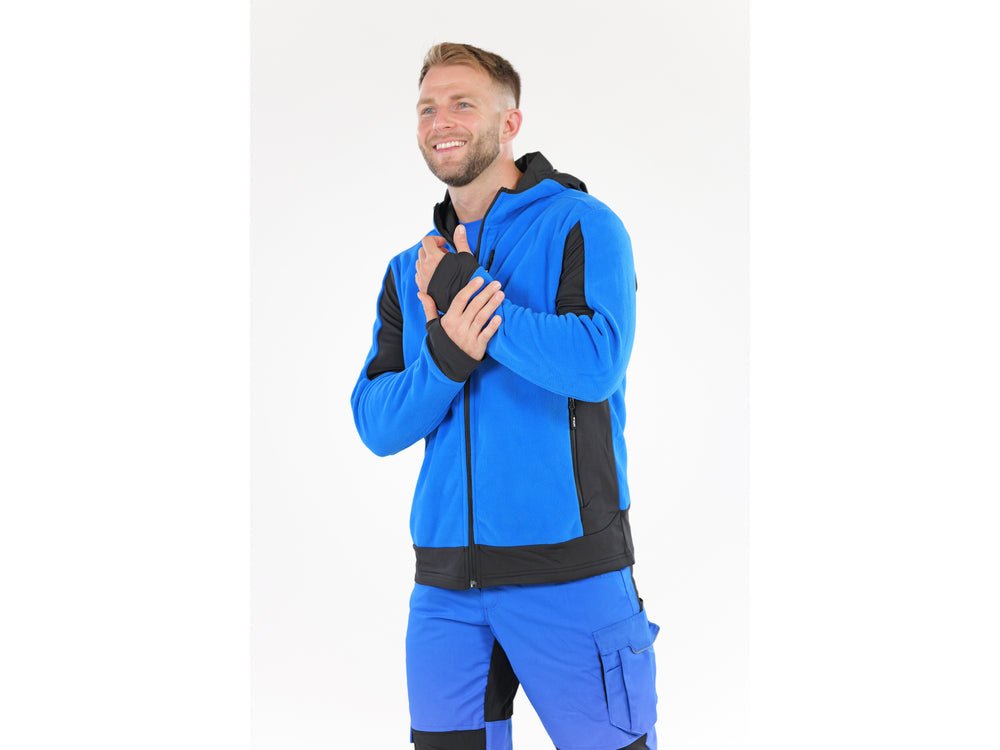 JACHETA FLEECE GLUGA SARNA ALBASTRA 2XL Yato YT - 79164 - 300 g, 290 g, rezistent Yato - scule electrice si unelte profesionale - BricoMart