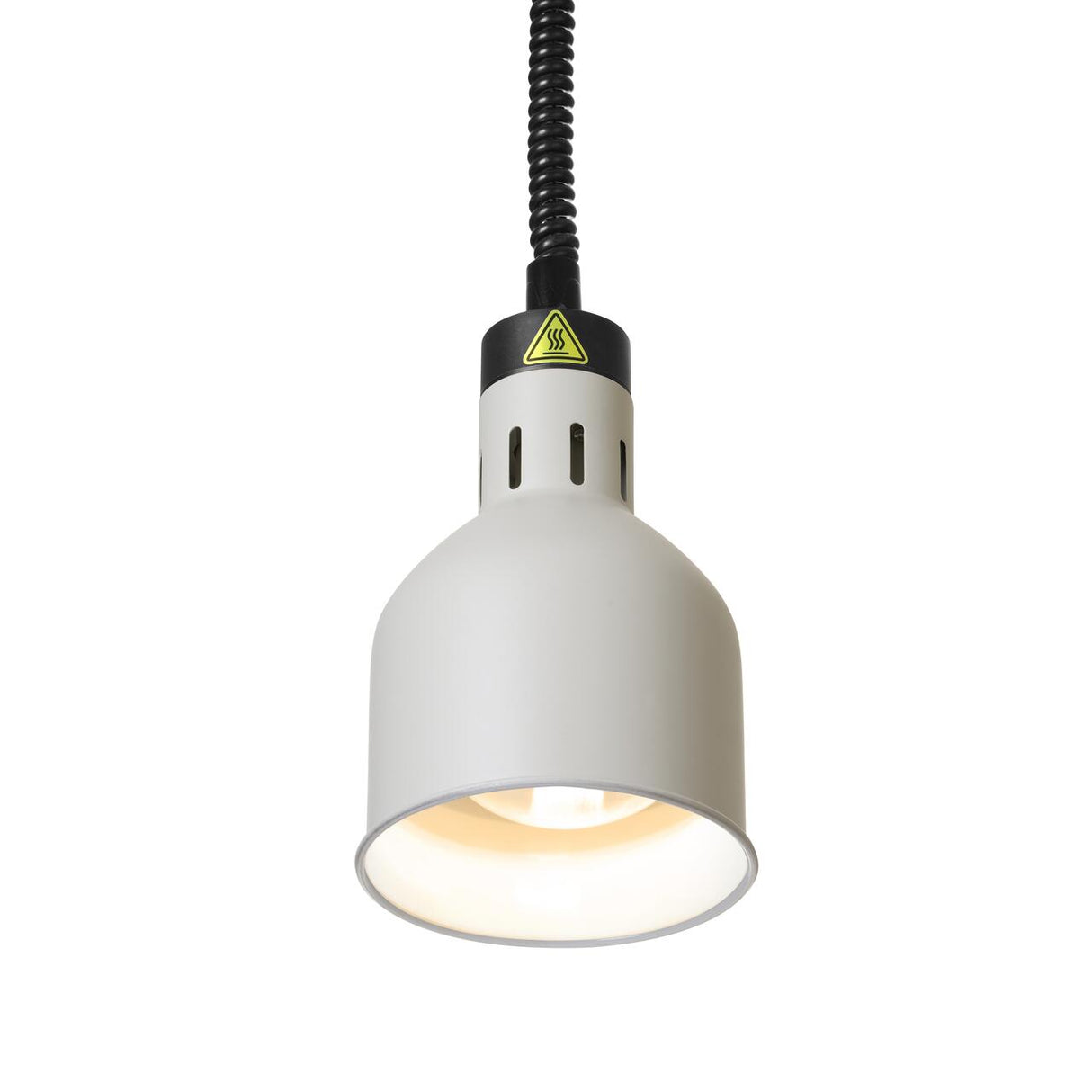 Lampa de caldura cilindrica HENDI, alba, 230V/250W, 175x(Î)250