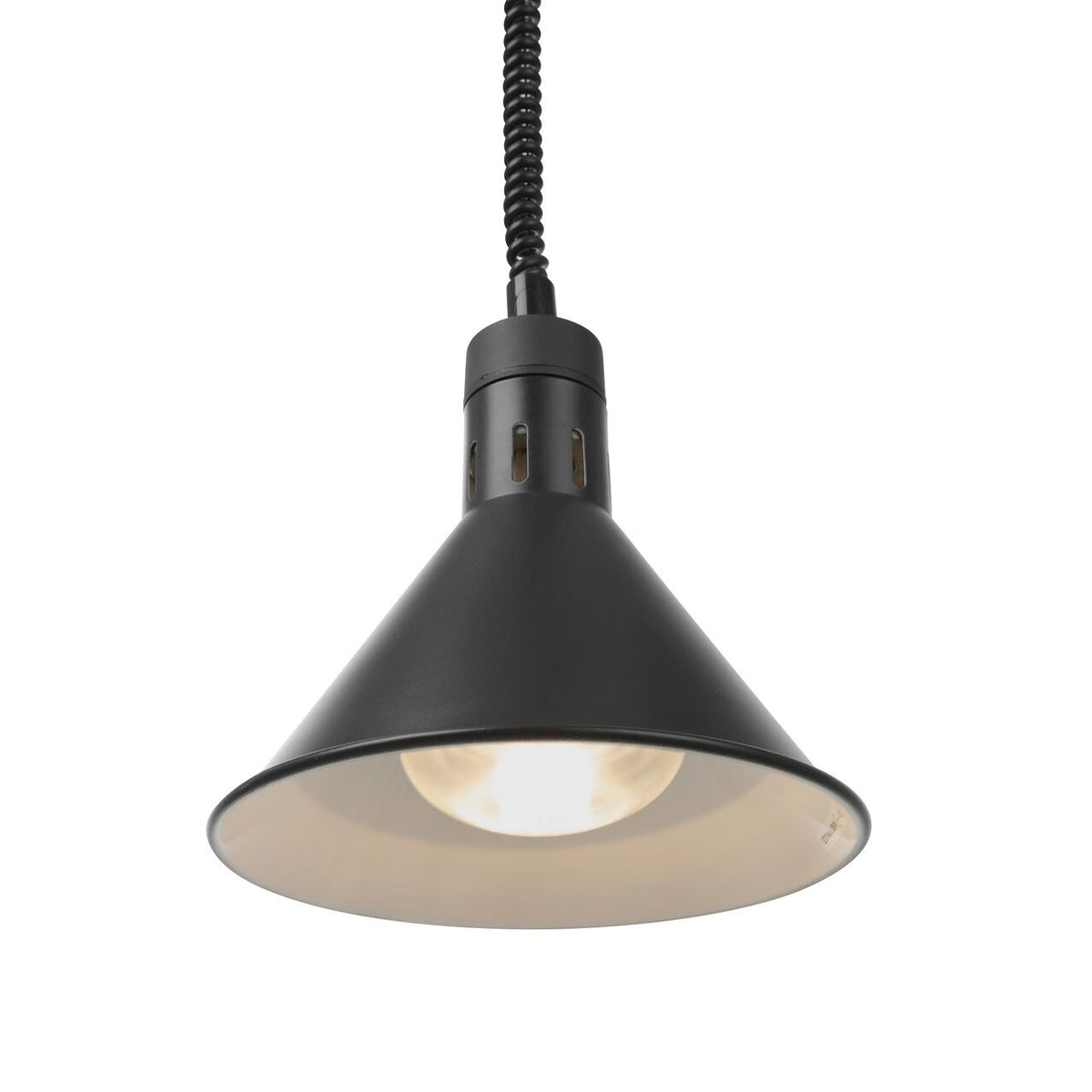 Lampa de caldura conica, neagra ø275x(H)250 mm, 230V, 250W