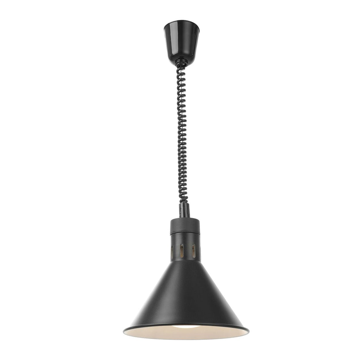 Lampa de caldura conica, neagra ø275x(H)250 mm, 230V, 250W