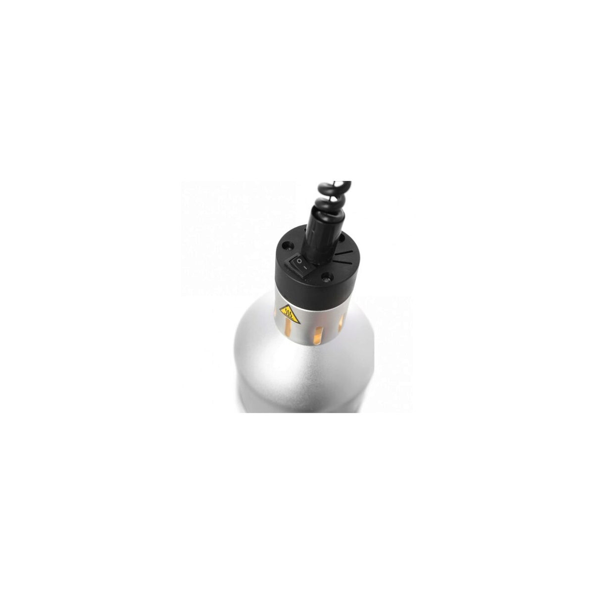 Lampa de incalzire cilindrica, argintie ø175x(H)250
